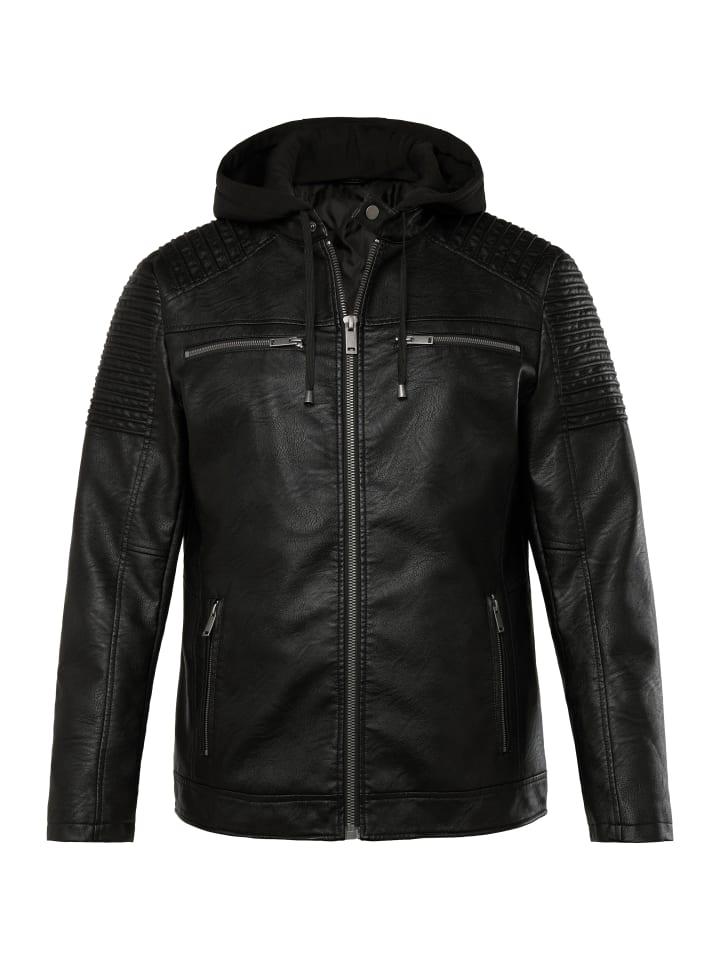 Кожаная куртка Men Plus, черный
Кожаная куртка Men Plus, черный