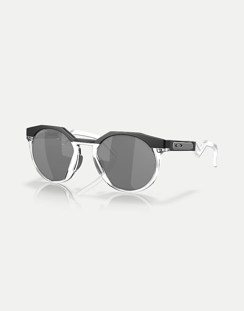 Круглые поляризационные солнцезащитные очки Oakley Hstn черного матового цвета с серыми зеркальными линзами
Круглые поляризационные солнцезащитные очки Oakley Hstn черного матового цвета с серыми зеркальными линзами