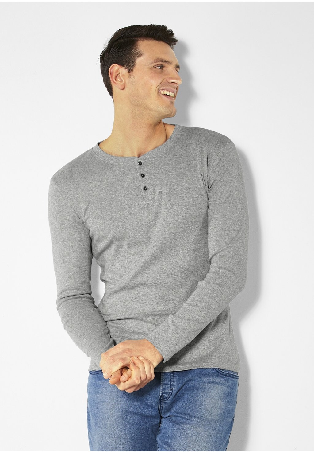 Рубашка с длинным рукавом H.I.S, цвет grau meliert
Рубашка с длинным рукавом H.I.S, цвет grau meliert