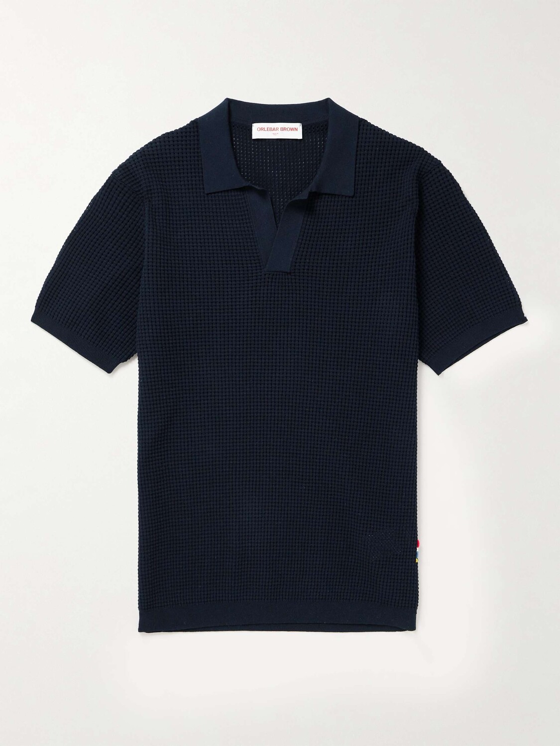 Рубашка поло Roddy Slim Fit с воротником-стойкой и трикотажным пуантелем ORLEBAR BROWN, нави
Рубашка поло Roddy Slim Fit с воротником-стойкой и трикотажным пуантелем ORLEBAR BROWN, нави