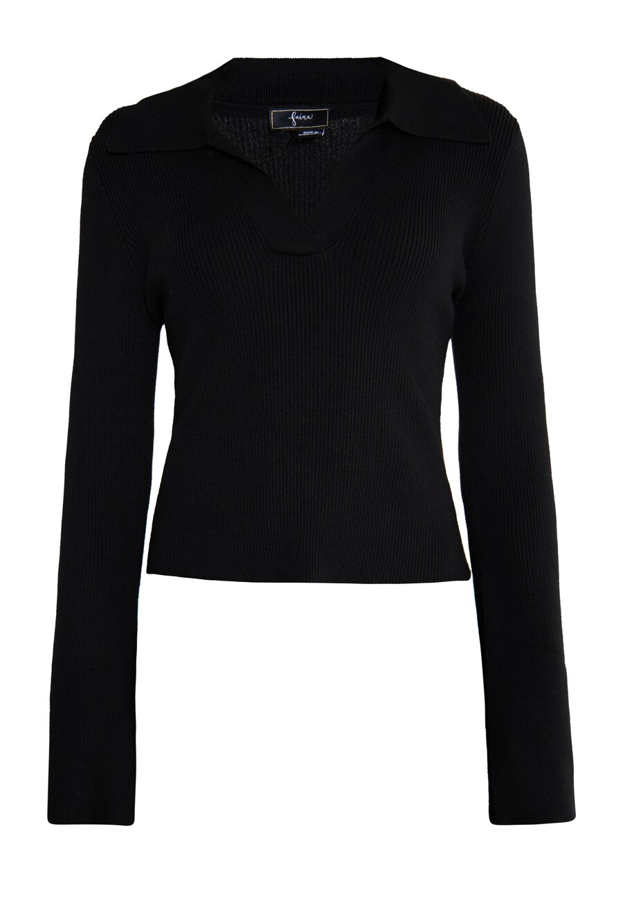 Базовый свитер faina Sweater Dulcey, черный
Базовый свитер faina Sweater Dulcey, черный