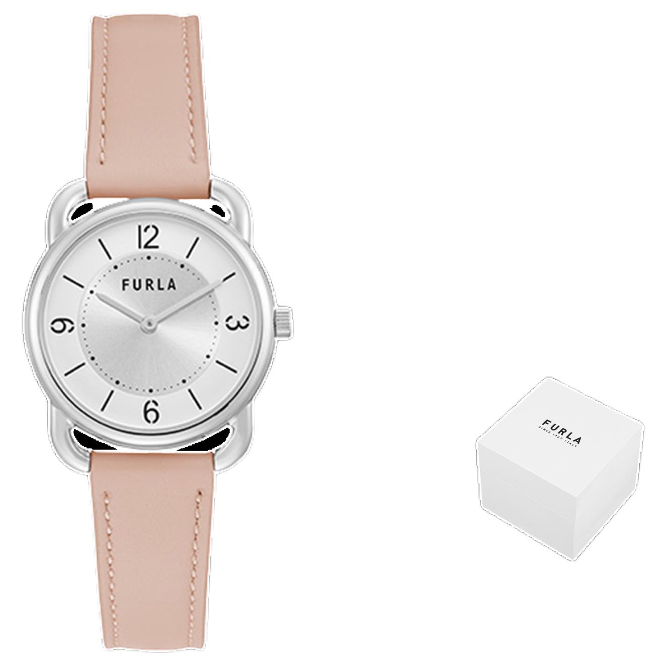 Furla Часы HERITAGE Series Wrist Watch Quartz Movement Genuine Leather Strap 33mm Silver Dial Women's Watch, Rose Pink
Furla Часы HERITAGE Series Wrist Watch Quartz Movement Genuine Leather Strap 33mm Silver Dial Women's Watch, Rose Pink