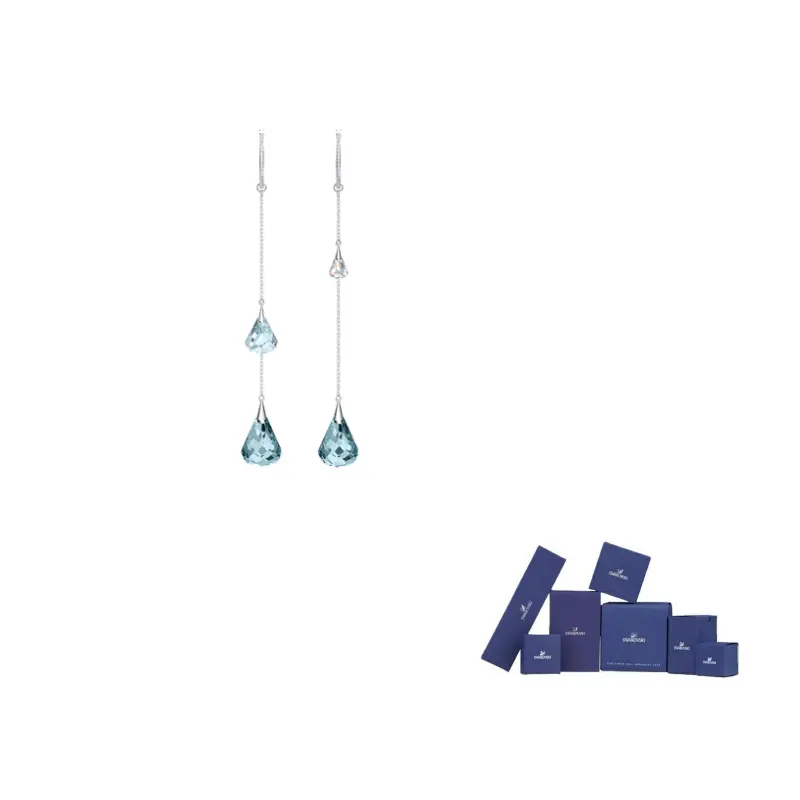 Серьги Element Earrings женские светло-голубые Swarovski, синий
Серьги Element Earrings женские светло-голубые Swarovski, синий
