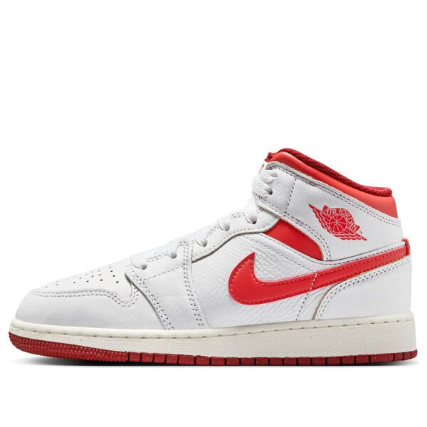 Кроссовки 1 mid se 'white dune red' Air Jordan, белый
Кроссовки 1 mid se 'white dune red' Air Jordan, белый