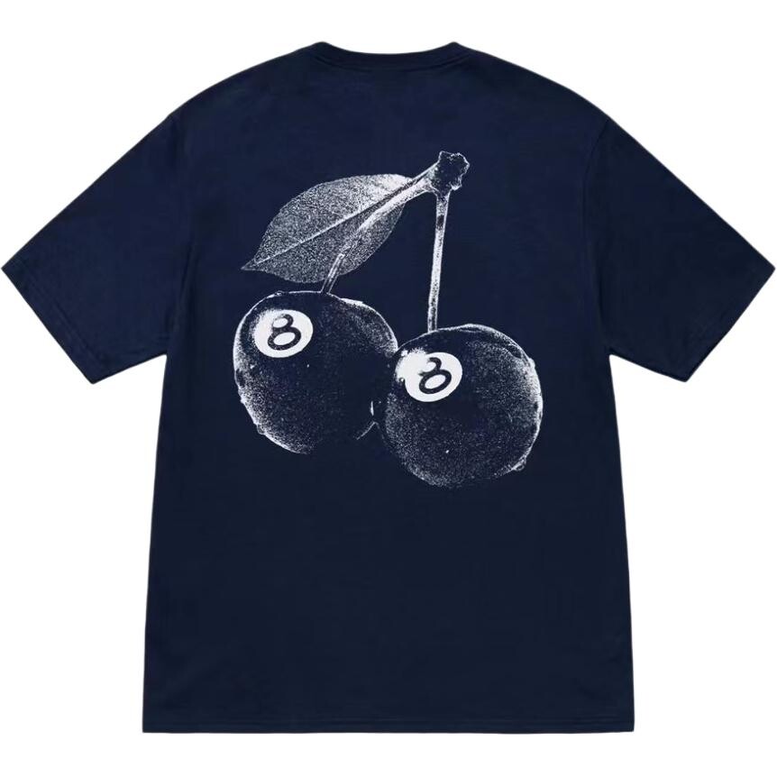 Футболка Stussy Cherries, синий 
Футболка Stussy Cherries, синий
