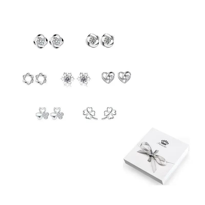 DJIN Серьги-гвоздики из стерлингового серебра 925 пробы
DJIN Серьги-гвоздики из стерлингового серебра 925 пробы