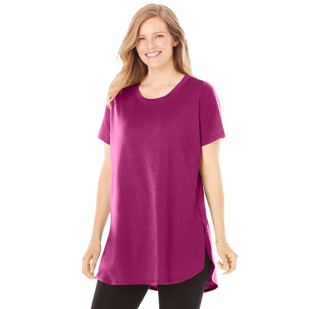 Женщина в женской легкой тунике макси больших размеров Woman Within, цвет Raspberry
Женщина в женской легкой тунике макси больших размеров Woman Within, цвет Raspberry