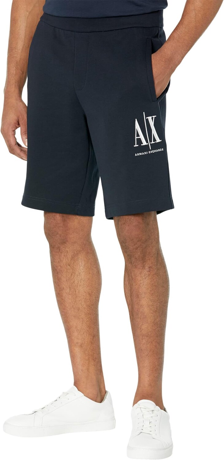 Хлопковые шорты Icon с вышитым логотипом Armani Exchange, темно-синий
Хлопковые шорты Icon с вышитым логотипом Armani Exchange, темно-синий
