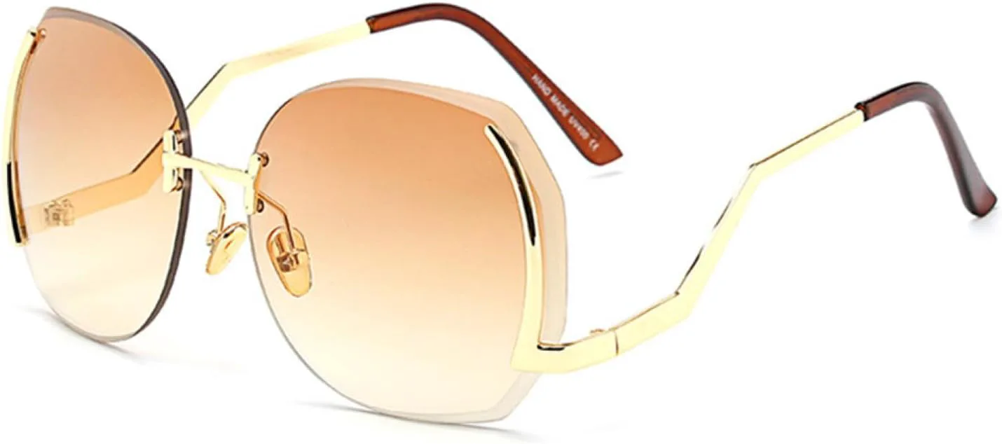 Классические солнцезащитные очки без оправы, золотистая оправа, градиентный винтажный дизайн, для женщин и мужчин, защита от УФ-излучения UV400, прозрачные VFDHN, Tea
Классические солнцезащитные очки без оправы, золотистая оправа, градиентный винтажный дизайн, для женщин и мужчин, защита от УФ-излучения UV400, прозрачные VFDHN, Tea