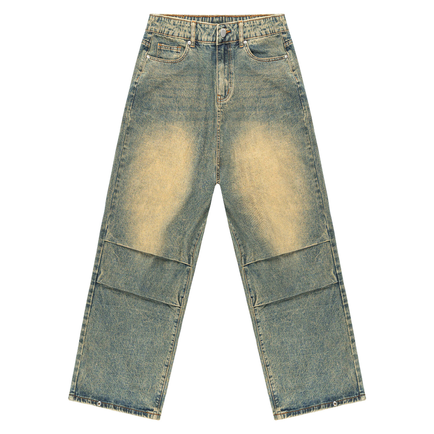 Джинсы унисекс темно-синие Xinyinsu, темно-синий 
Джинсы унисекс темно-синие Xinyinsu, темно-синий