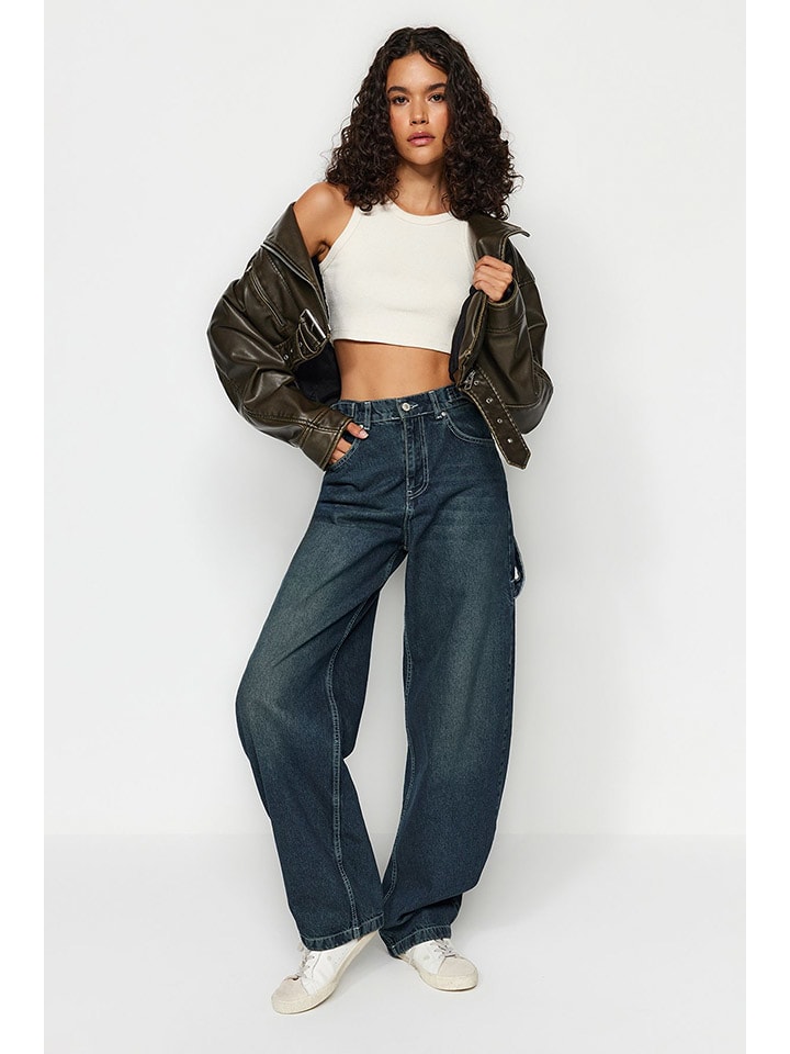 Джинсы trendyol, темно-синий
Джинсы trendyol, темно-синий