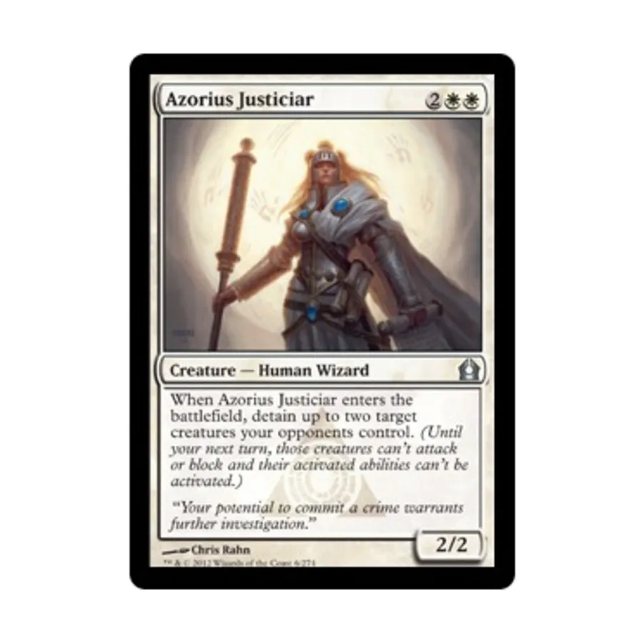 CCG Азориус Юстициарий (U), MTG - Return to Ravnica
CCG Азориус Юстициарий (U), MTG - Return to Ravnica