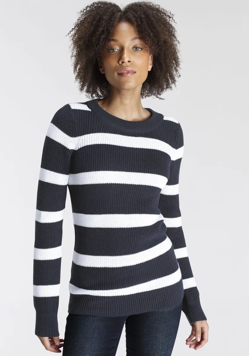 Свитер в полоску Arizona, дизайн в полоску, белый
Свитер в полоску Arizona, дизайн в полоску, белый