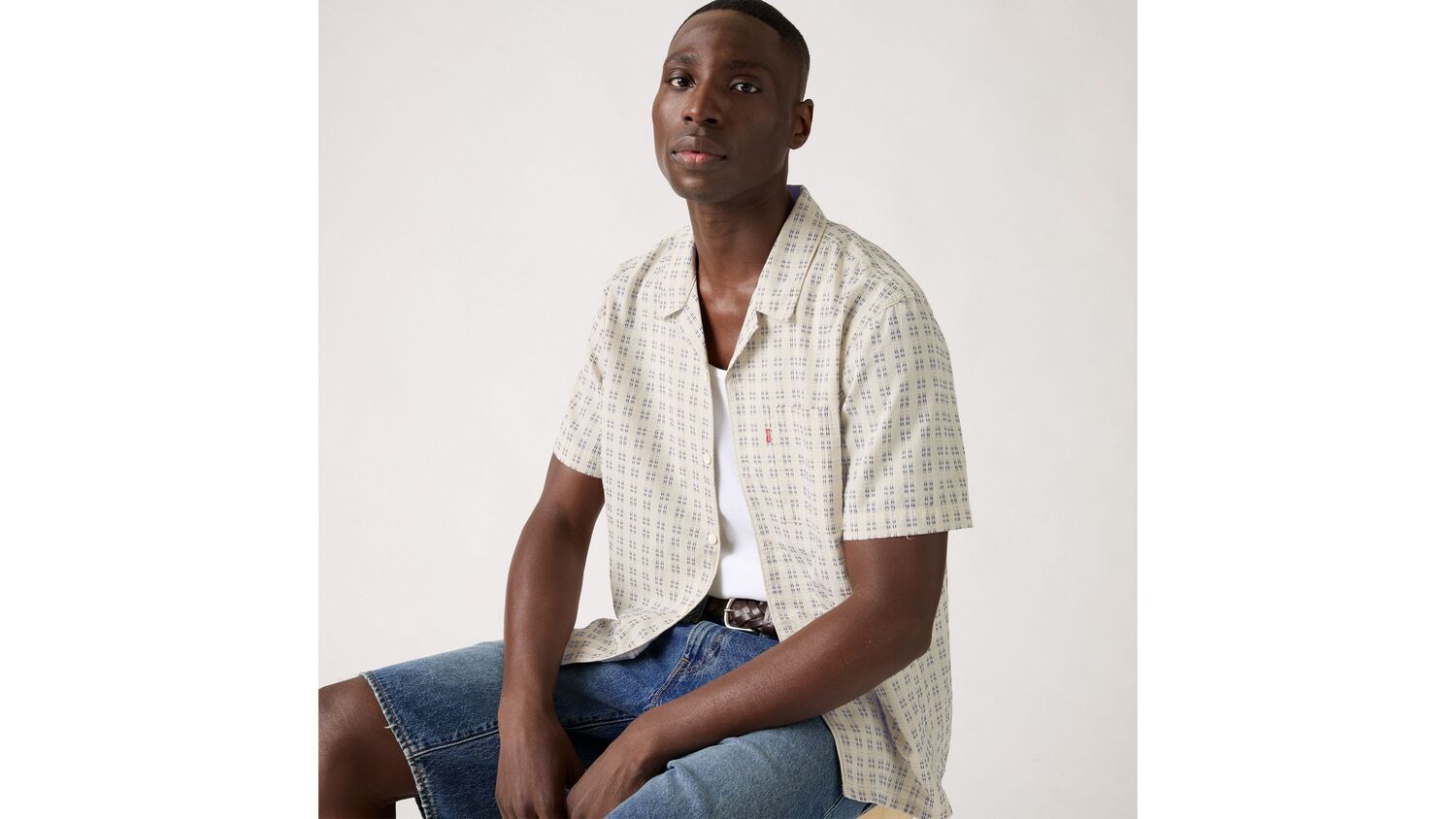 Рубашка Sunset Standard Camp с коротким рукавом Levi's, Hendrick Indigo Plaid - White
Рубашка Sunset Standard Camp с коротким рукавом Levi's, Hendrick Indigo Plaid - White