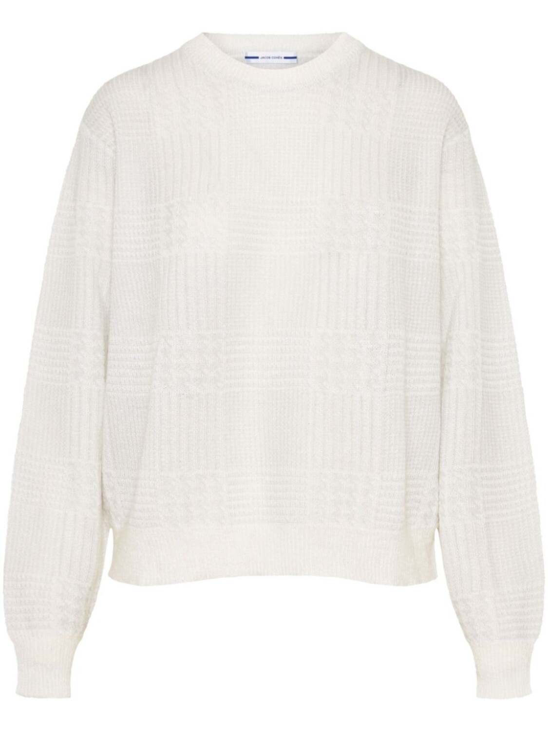 Джемпер в ломаную клетку Jacob Cohën, белый
Джемпер в ломаную клетку Jacob Cohën, белый