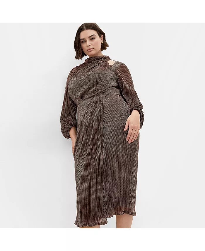 Платье-сетка Jaylee больших размеров CITY CHIC, золотой
Платье-сетка Jaylee больших размеров CITY CHIC, золотой