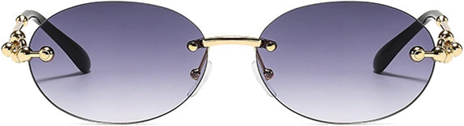 Солнцезащитные очки Willochra без оправы, милые, ретро, модные, овальной формы, для женщин и мужчин, в стиле 80-х и 90-х, маленькие, симпатичные, в круглой металлической оправе, C4
Солнцезащитные очки Willochra без оправы, милые, ретро, модные, овальной формы, для женщин и мужчин, в стиле 80-х и 90-х, маленькие, симпатичные, в круглой металлической оправе, C4