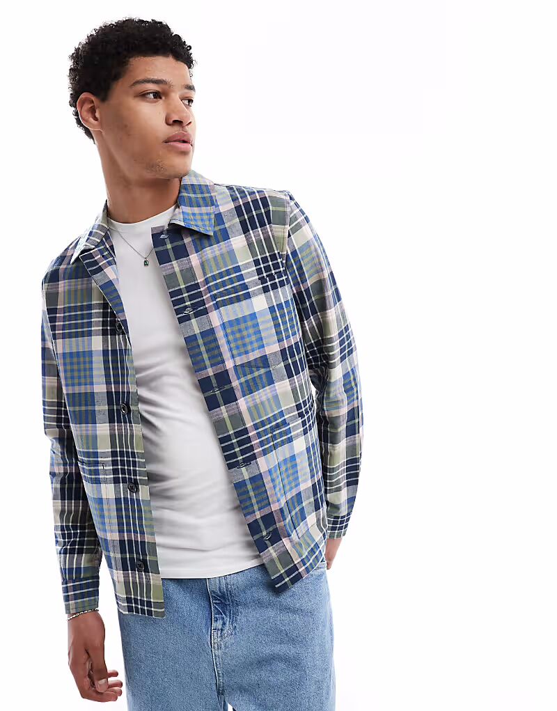 PS Paul Smith повседневная рубашка в клетку синего цвета
PS Paul Smith повседневная рубашка в клетку синего цвета