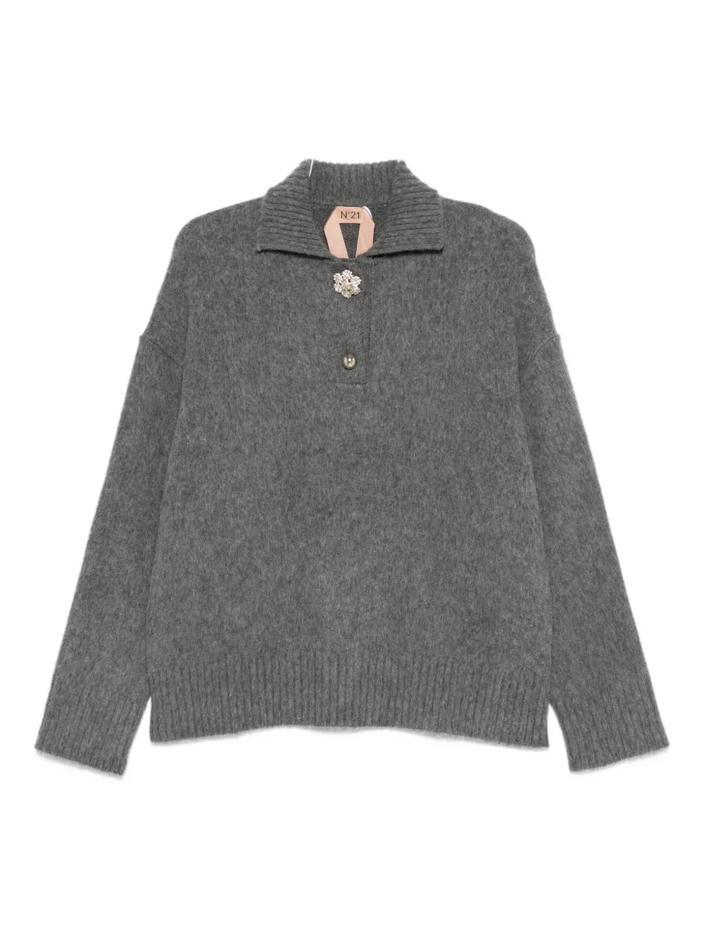 Джемпер с эффектом брашировки Nº20, серый
Джемпер с эффектом брашировки Nº20, серый