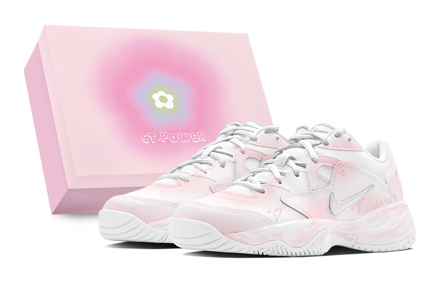 Теннисные туфли Court Lite 2 женские с низким верхом, белый/розовый Nike
Теннисные туфли Court Lite 2 женские с низким верхом, белый/розовый Nike