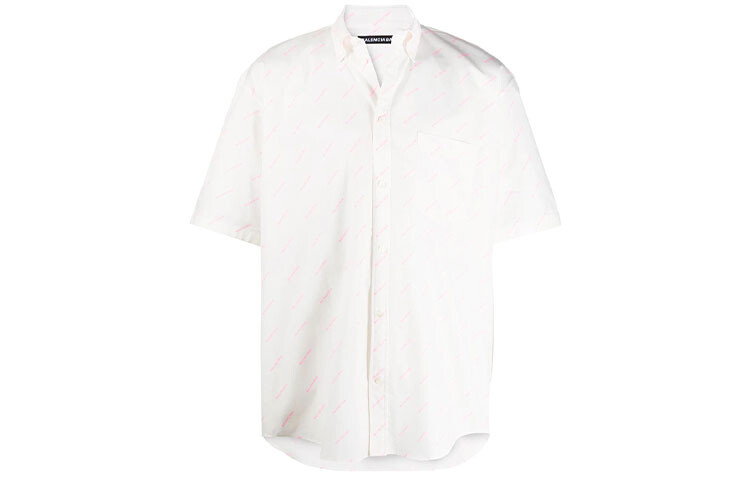 Рубашка мужская белая Balenciaga, белый
Рубашка мужская белая Balenciaga, белый