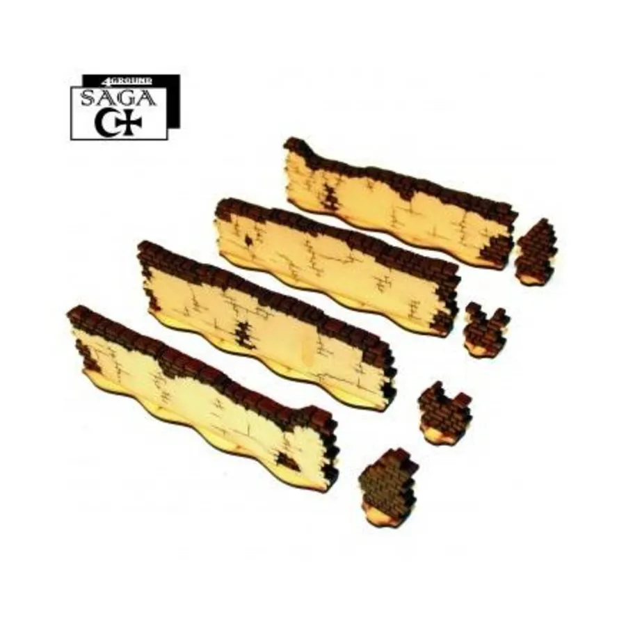 Стены арабской деревни — прямые высокие секции (предварительно окрашенные), SAGA Dark Age & Crescent And Cross - Buildings (28mm) 
Стены арабской деревни — прямые высокие секции (предварительно окрашенные), SAGA Dark Age & Crescent And Cross - Buildings (28mm)