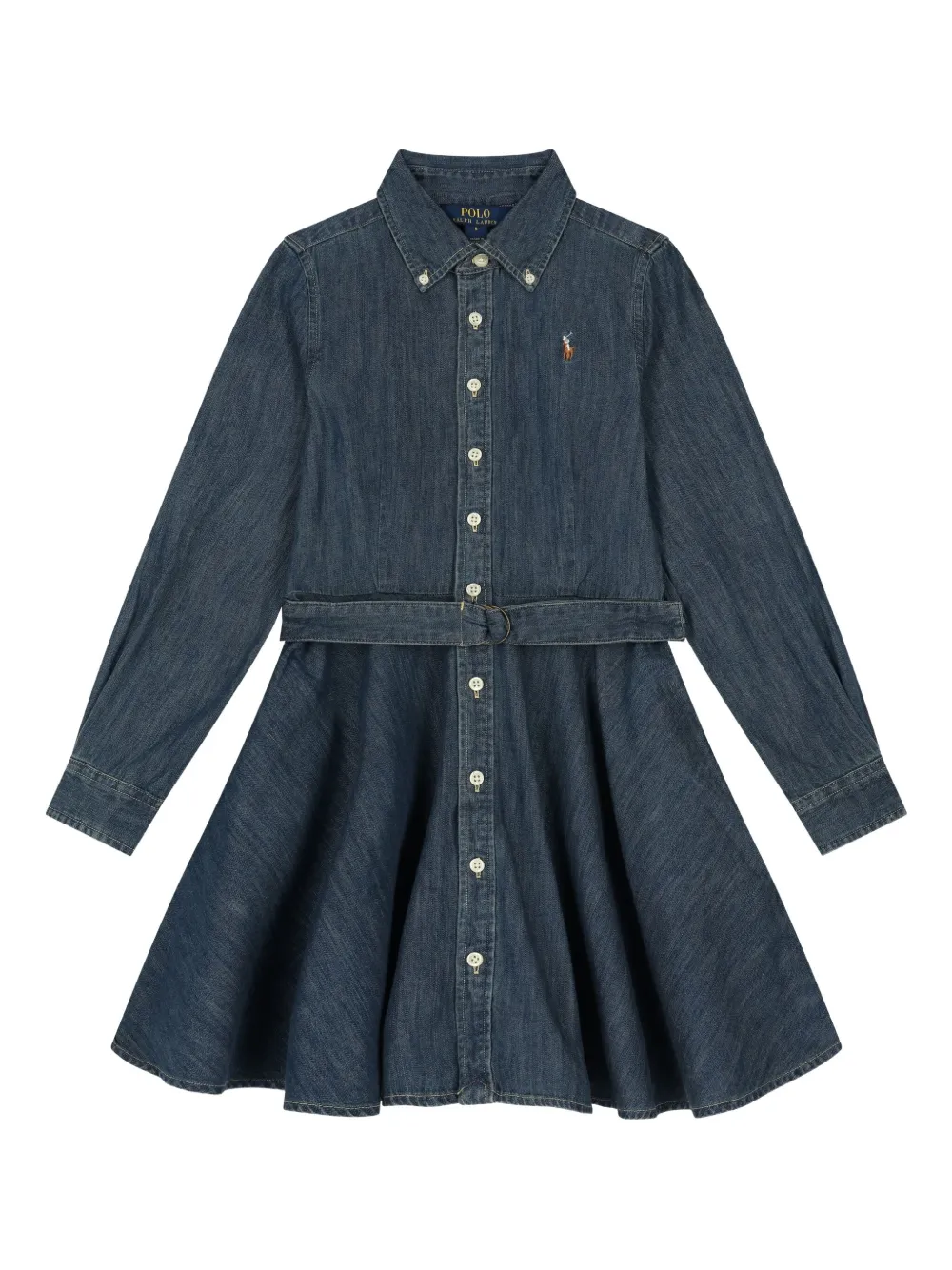 Джинсовое платье-рубашка на пуговицах POLO RALPH LAUREN KIDS, синий
Джинсовое платье-рубашка на пуговицах POLO RALPH LAUREN KIDS, синий