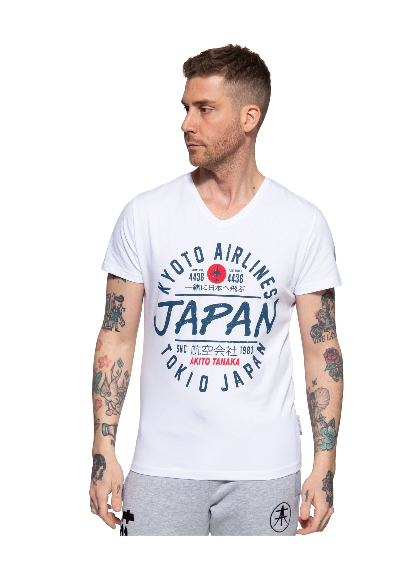 Футболка с повседневным принтом спереди Flight AKITO TANAKA, белый
Футболка с повседневным принтом спереди Flight AKITO TANAKA, белый