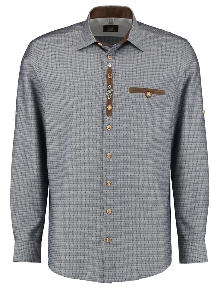 Рубашка Qvaioq темно-синего цвета OS-Trachten
Рубашка Qvaioq темно-синего цвета OS-Trachten