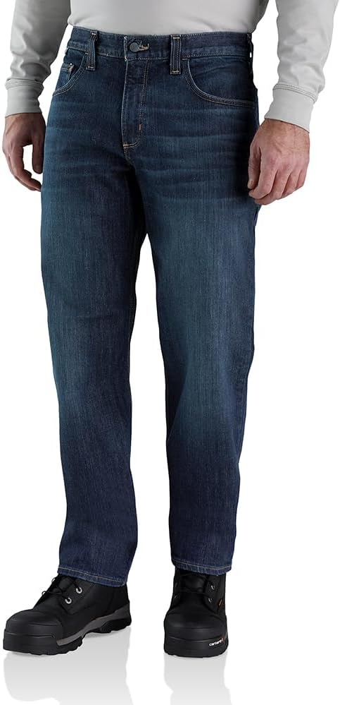 Carhartt мужские джинсы FR Relaxed Straight Rugged Flex, Midnight Indigo
Carhartt мужские джинсы FR Relaxed Straight Rugged Flex, Midnight Indigo