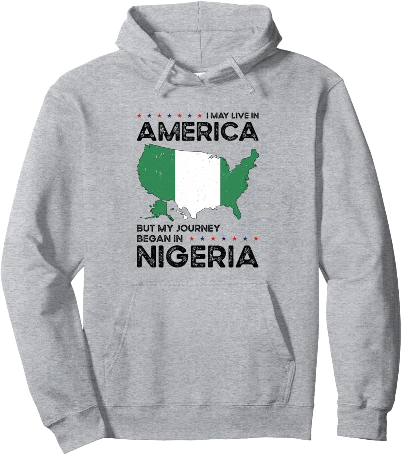 Толстовка с изображением нигерийско-американского патриота, сделанная в Америке, с нигерийско-американским флагом May Live In America My Journey Began In Nigeria, серый
Толстовка с изображением нигерийско-американского патриота, сделанная в Америке, с нигерийско-американским флагом May Live In America My Journey Began In Nigeria, серый