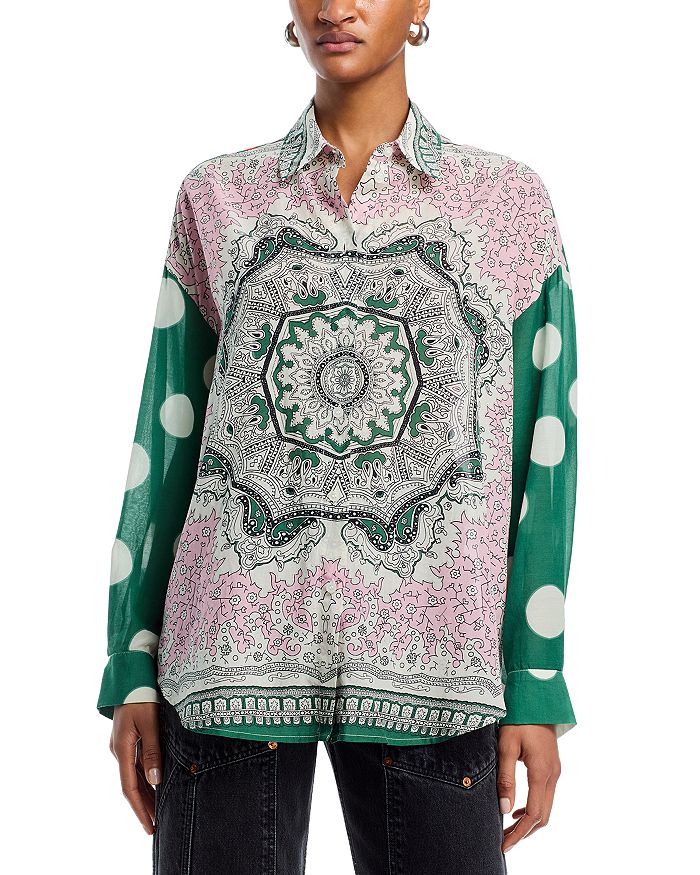 Рубашка с принтом пейсли на пуговицах Essentiel Antwerp, слоновая кость/кремовый
Рубашка с принтом пейсли на пуговицах Essentiel Antwerp, слоновая кость/кремовый