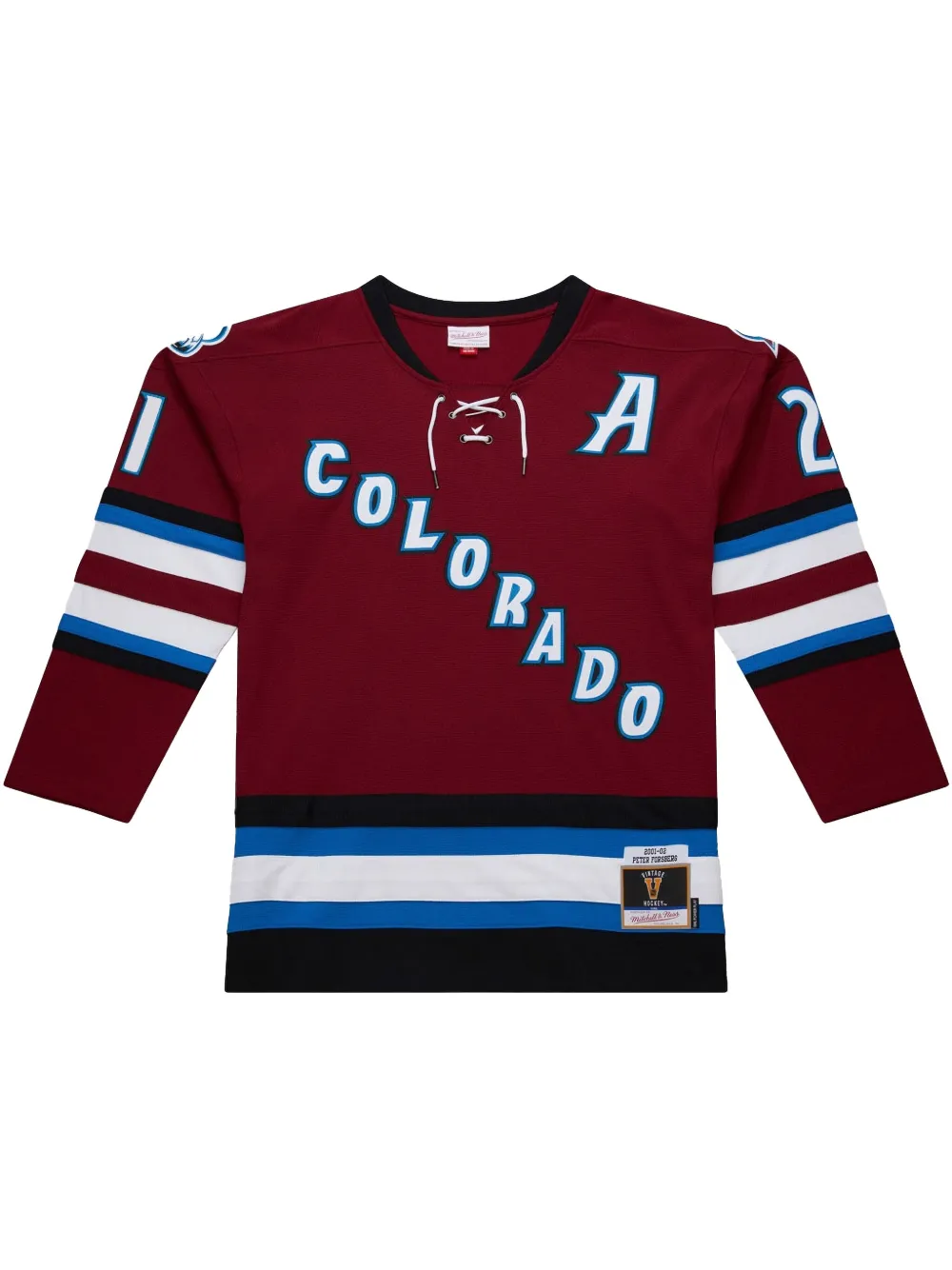 Топ NHL Dark Alternate Avalanche 2001 Peter Forsberg Mitchell & Ness, красный
Топ NHL Dark Alternate Avalanche 2001 Peter Forsberg Mitchell & Ness, красный