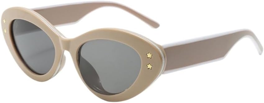 Овальные солнцезащитные очки «кошачий глаз» для женщин, персонализированные, для поездок на работу, для активного отдыха, в стиле ретро, простые солнцезащитные очки с защитой от УФ-излучения UV400 UJNHGQ, Light Brown Gray
Овальные солнцезащитные очки «кошачий глаз» для женщин, персонализированные, для поездок на работу, для активного отдыха, в стиле ретро, простые солнцезащитные очки с защитой от УФ-излучения UV400 UJNHGQ, Light Brown Gray