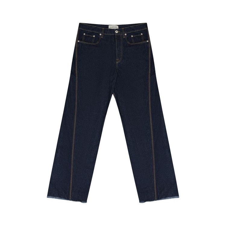 Джинсы Lanvin Twisted Denim Baggy Straight-Fit Jeans, Navy Blue
Джинсы Lanvin Twisted Denim Baggy Straight-Fit Jeans, Navy Blue