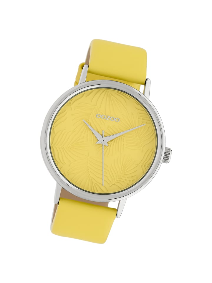 Аналоговые наручные часы Oozoo Timepieces, желтые, большие (примерно 42 мм)
Аналоговые наручные часы Oozoo Timepieces, желтые, большие (примерно 42 мм)