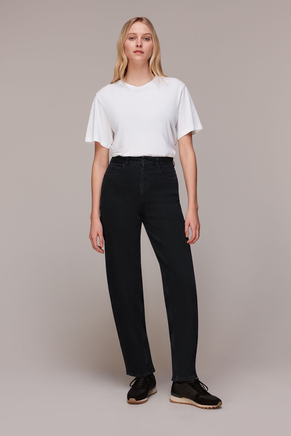 Джинсы прямого кроя из хлопка Organic Whistles, черный
Джинсы прямого кроя из хлопка Organic Whistles, черный