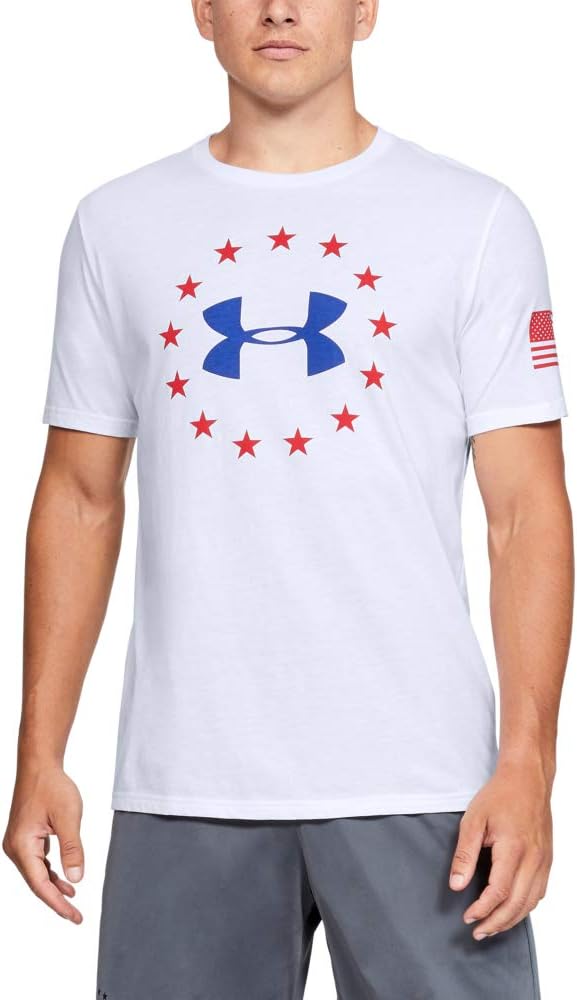 Мужская футболка с логотипом Freedom от Under Armour, White (100)/Royal Blue, Белый, Мужская футболка с логотипом Freedom от Under Armour, White (100)/Royal Blue
Мужская футболка с логотипом Freedom от Under Armour, White (100)/Royal Blue, Белый, Мужская футболка с логотипом Freedom от Under Armour, White (100)/Royal Blue
