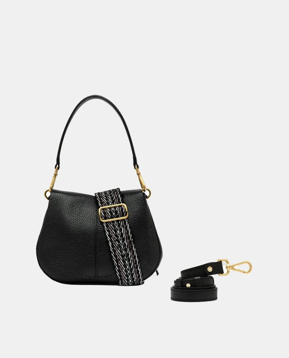 Кожаная сумка через плечо с ручкой и съемным ремнем Gianni Chiarini, черный
Кожаная сумка через плечо с ручкой и съемным ремнем Gianni Chiarini, черный