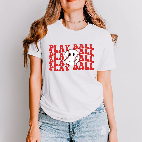 Футболка с коротким рукавом Play ball stacked smiley face Simply Sage Market, White, Белый, Футболка с коротким рукавом Play ball stacked smiley face Simply Sage Market, White
Футболка с коротким рукавом Play ball stacked smiley face Simply Sage Market, White, Белый, Футболка с коротким рукавом Play ball stacked smiley face Simply Sage Market, White