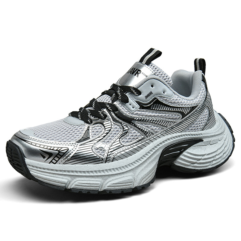 King Jinmai Дышащие массивные низкие кроссовки унисекс серебристые, цвет Silver
King Jinmai Дышащие массивные низкие кроссовки унисекс серебристые, цвет Silver