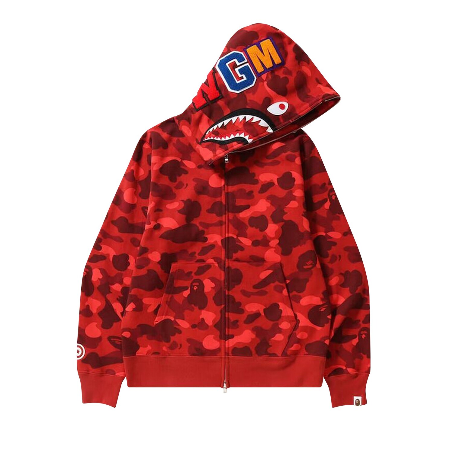 BAPE Color Camo Shark Толстовка на молнии на всю длину, Красный
BAPE Color Camo Shark Толстовка на молнии на всю длину, Красный