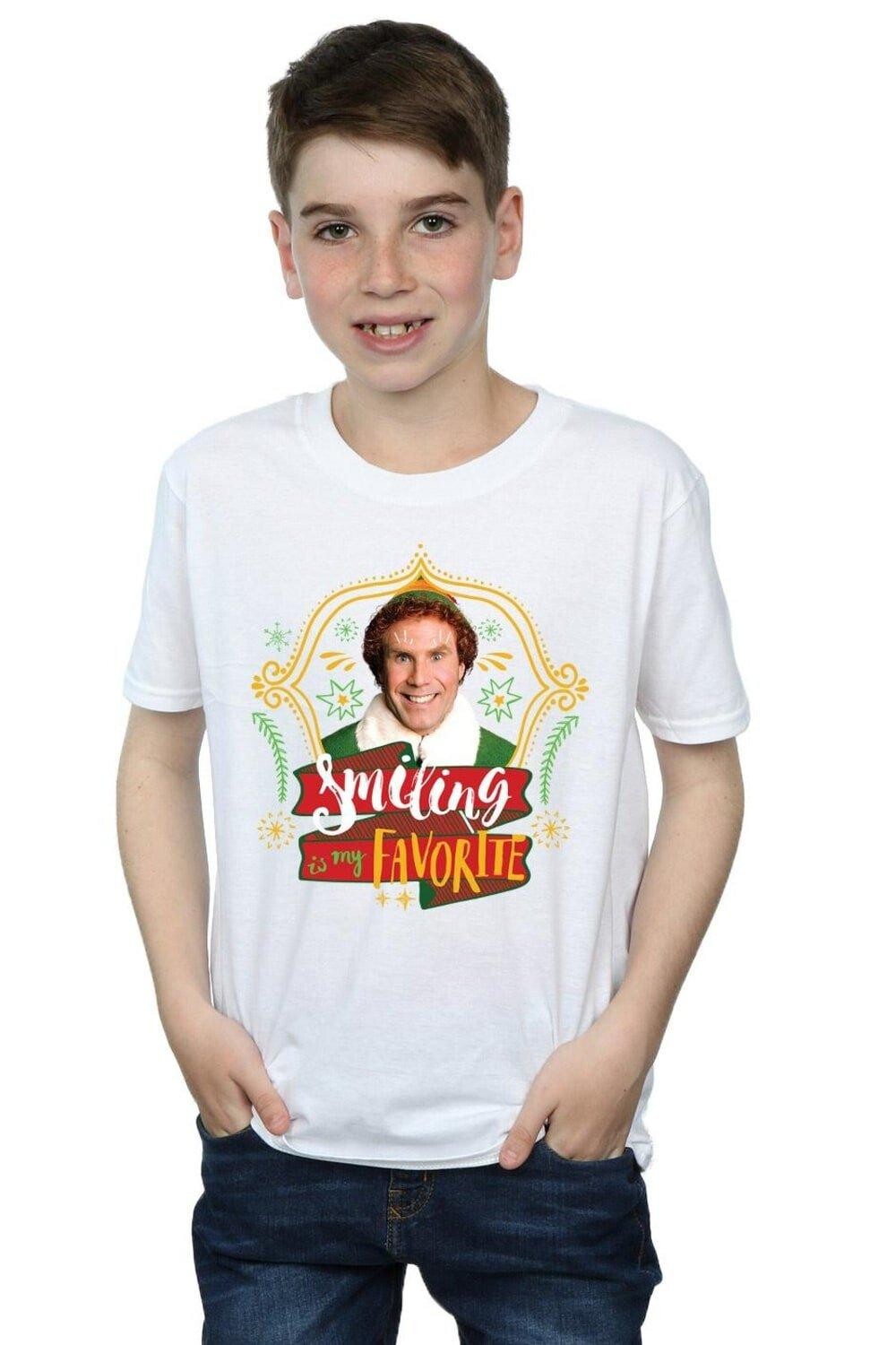 Футболка с улыбкой Бадди Elf, белый
Футболка с улыбкой Бадди Elf, белый