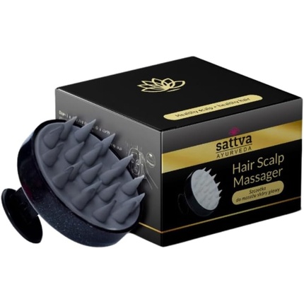Массажная щетка для кожи головы Sattva для роста волос Sattva Ayurveda 
Массажная щетка для кожи головы Sattva для роста волос Sattva Ayurveda