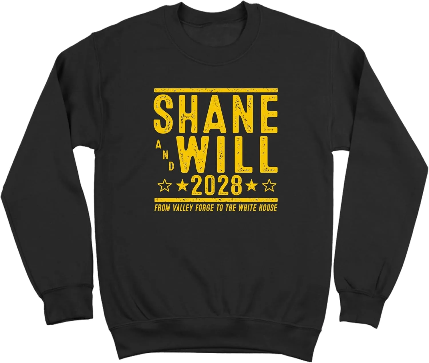 Толстовка Donkey Tees Shane and Will 2028 - Valley Forge To The White House - Automotive Auto Center funny show Sm-5X
Толстовка Donkey Tees Shane and Will 2028 - Valley Forge To The White House - Automotive Auto Center funny show Sm-5X