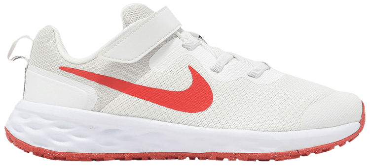 Кроссовки Nike Revolution 6 PS 'Summit White Track Red', белый 
Кроссовки Nike Revolution 6 PS 'Summit White Track Red', белый