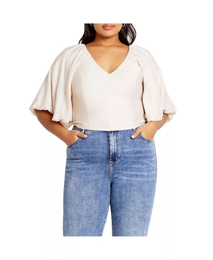 Женский топ Peta CITY CHIC, коричневый/бежевый
Женский топ Peta CITY CHIC, коричневый/бежевый