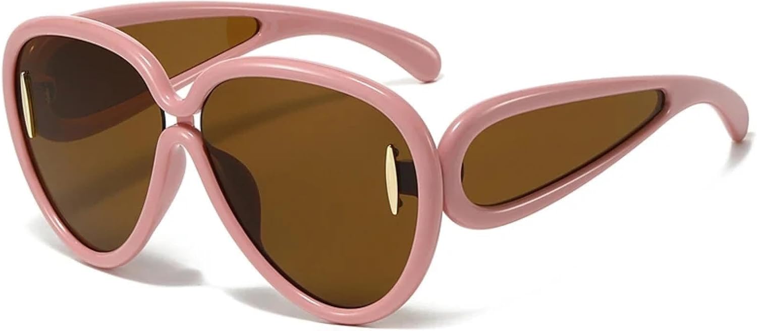 Спортивные солнцезащитные очки большого размера в стиле стимпанк для женщин и мужчин, очки с индивидуальным дизайном, роскошные очки для женщин, защитные очки от УФ-излучения UV400 TKKTLLT, Pink Brown
Спортивные солнцезащитные очки большого размера в стиле стимпанк для женщин и мужчин, очки с индивидуальным дизайном, роскошные очки для женщин, защитные очки от УФ-излучения UV400 TKKTLLT, Pink Brown