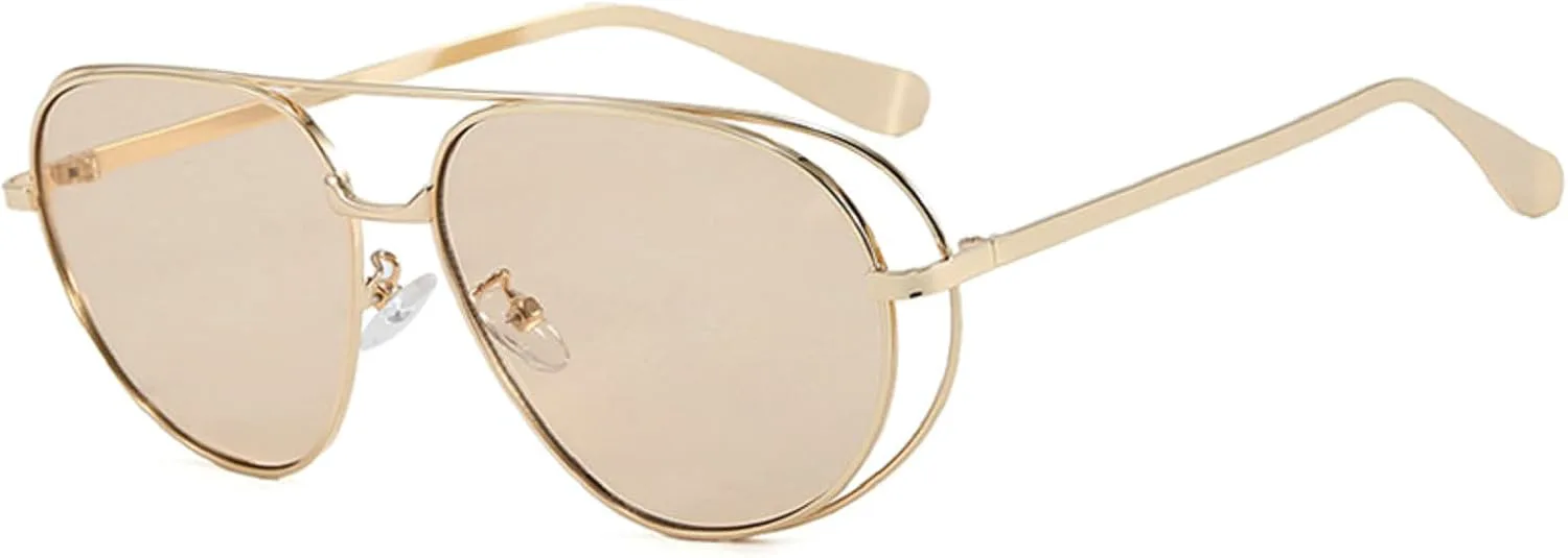 Винтажные овальные солнцезащитные очки, модные мужские и женские металлические очки, стильный и популярный дизайн, защита от ультрафиолета UV400 mincl, Champagne
Винтажные овальные солнцезащитные очки, модные мужские и женские металлические очки, стильный и популярный дизайн, защита от ультрафиолета UV400 mincl, Champagne