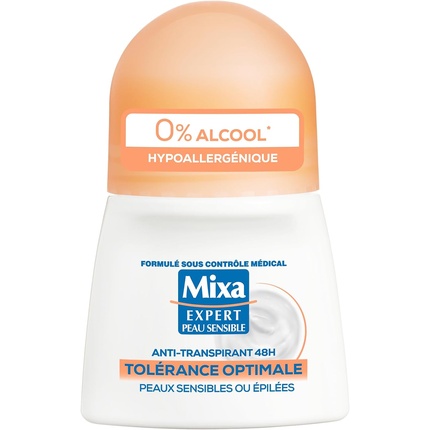 Роликовый антиперспирант 48 ч. Оптимальная переносимость Mixa
Роликовый антиперспирант 48 ч. Оптимальная переносимость Mixa